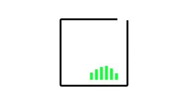 Para transferi web simgesi animasyonu. Para grafikleri ödeme taslaklarını finanse ediyor. Finansal ödemeler için basit canlandırılmış taslak simgeleri.