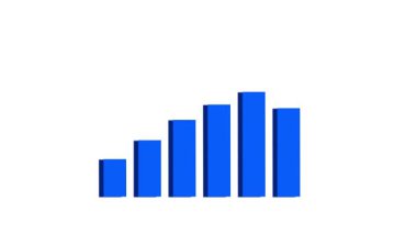 Finansal büyümenin soyut animasyon temsili ve yükselen trend tablosu ve ABD dolar sembolüyle yatırım başarısı. Finansal büyüme ve yatırım başarısı, yükselen animasyon grafiğiyle temsil ediliyor.