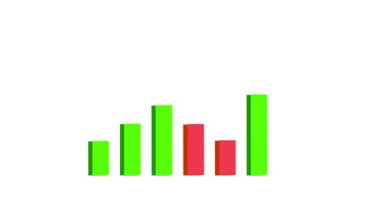 Artan olumlu kazanç ve birikim ile yapılan yatırımlarla elde edilen finansal büyümeyi resmeden animasyon çizimi. Tasvir edilen yatırımlarla elde edilen mali büyüme.