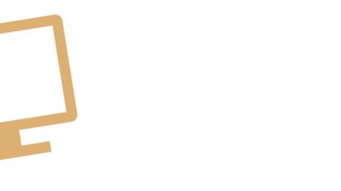 Fütürist teknoloji gösterisi. Bej bilgisayar monitörü simgesi. Bej renkli resimleme teknolojisiyle izole edilmiş bilgisayar monitörü ikonu. Profesyonel bilgisayar monitörü grafiği.