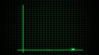 Parlayan neon çubuklar yenilik ve iş büyümesini yansıtmak için yükseliyor. Finansal büyüme ve pozitif pazar eğilimlerini gösteren dijital yükselen bar tablosu. Canlandırılmış neon şeması ve yükselen çubuklar.