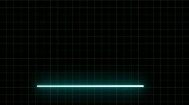 Yatırım ekonomisi ve kurumsal markalaşma için neon yeşil okla yükselen çizgi grafik. Neon yeşil büyüme çizelgesi yükselen trend başarısı finansal iş döngüsü.
