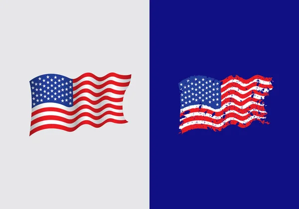 Estados Unidos América Icono Bandera Símbolo Sign Flag Icono Aislado — Vector de stock