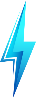 Şimşek yıldırımı. Şimşek logosu silueti logosu izole edilmiş.