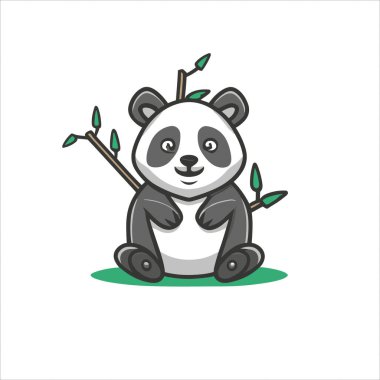 Bir Pandanın Vektör Logosu