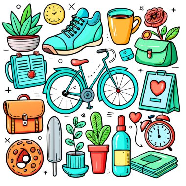 Yaşam Tarzının Vektör Tanımlama Paketi