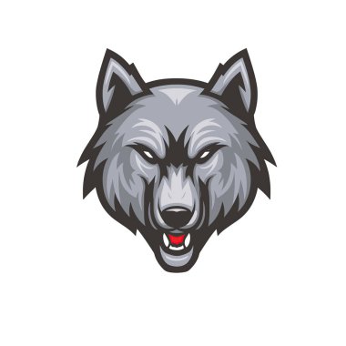 Bir Kurdun Vektör Logosu Görüntüsü