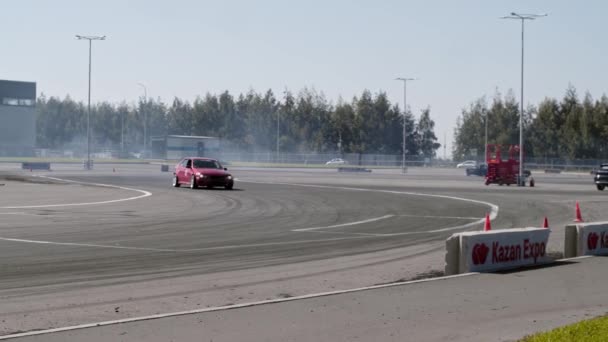 Kazan Russia Campionato Drift Ugol Drift Drifting Nell Area Del — Video Stock