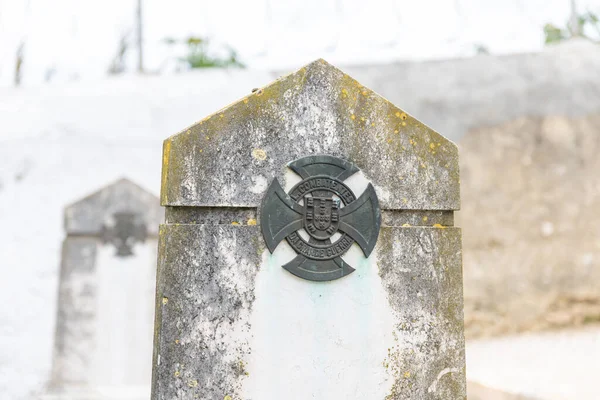 Lutego 2023 Lizbona Portugalia Cmentarz Alto Sao Joao Grób Nieznanego — Zdjęcie stockowe