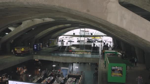 Mai 2023 Lisbonne Portugal Intérieur Gare Oriente Points Vente Aux — Video