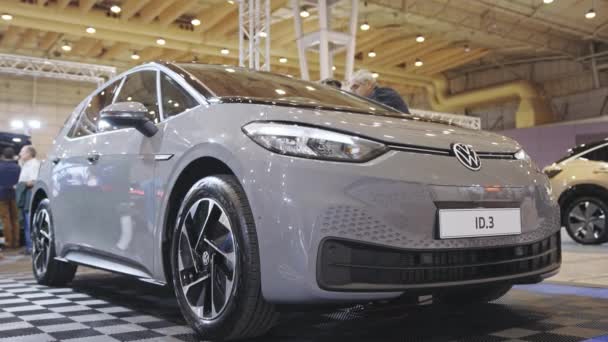 Mei 2023 Lissabon Portugal Elektrische Auto Toon Internationale Beurs Van — Stockvideo