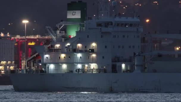 Σεπτεμβρίου 2023 Λισαβόνα Πορτογαλία Frigate Vasco Gama Meko 200Pn Πλοίο — Αρχείο Βίντεο