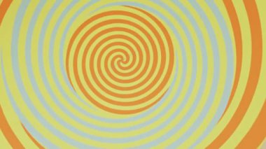 Dönen renkli spiral bir çocuk eğlencesi ya da hipnoz için bir araçtır.