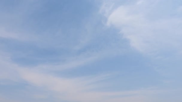 Lucht Wolken Blauwe Lucht Achtergrond — Stockvideo
