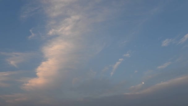 Облака Небе Атмосфера Погода — стоковое видео