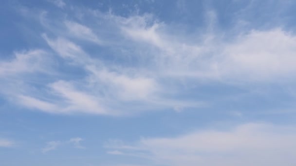 Хмари Блакитному Небі Фон — стокове відео