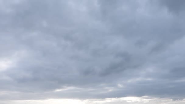 Nubes Tormenta Nubes Lluvia Tiempo Lluvioso — Vídeo de stock