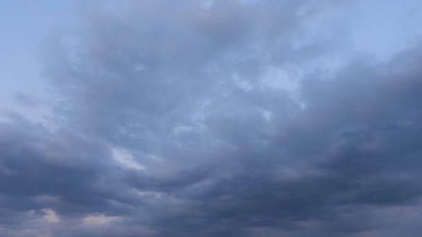 Dunkle Wolken Himmel — Stockvideo