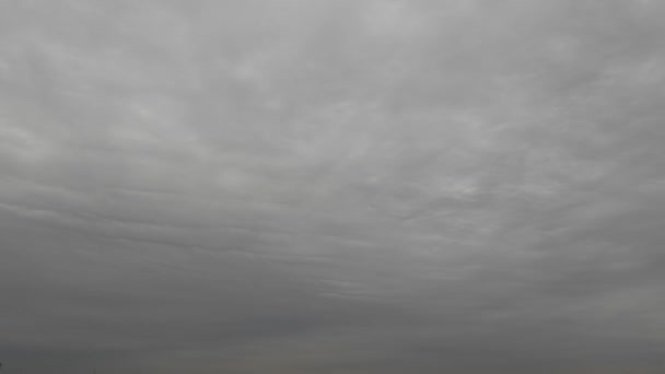 Красивое Небо Облаками Природный Фон — стоковое видео