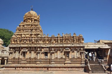 brihadishwara temple thanjavur Vishwakarma Tamilnadu India clipart