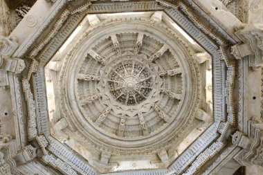 Adinath Jain Tapınağı Ranakpur Rajasthan Hindistan Asya Haziran 2010