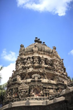 Swargeshwara Tapınağı, chola dönemi, Kanchipuram bölgesi, Tamil Nadu, Hindistan 