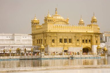 Harimandir Sahib mandir veya altın tapınak, Amritsar, Punjab, Hindistan