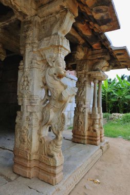 Chandikeswara Tapınağı Hampi Karnataka Hindistan Asya Ekim 2010