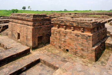 Budist sitesi, Kaushambi Allahabad 'dan 60 km uzakta, Uttar Pradesh, Hindistan 