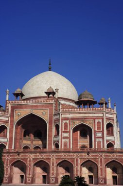 Humayunların mezarı 1570 'te inşa edildi, Delhi, Hindistan UNESCO Dünya Mirası Alanı
