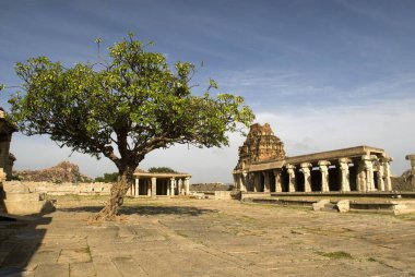 16. yüzyılda Vithala Tapınağı, Hampi, Karnataka, Hindistan