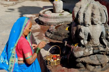 Nanded, Maharashtra, Hindistan yakınlarındaki Aundha 'daki 12 Jyotirling Shiva tapınağından biri.