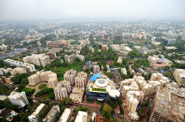 stock image aerial view of sahar marol andheri, Bombay Mumbai, Maharashtra, India 