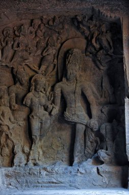 World Heritage Elephanta caves , Maharashtra , India clipart