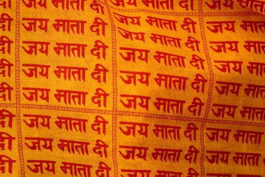 Hindu devi Jay Mata Dee 'nin kutsal giysisi