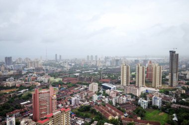 lalbaug, Bombay Mumbai, Maharashtra, Hindistan hava manzarası 