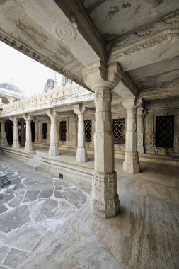 Adinath Jain Tapınağı Ranakpur Rajasthan Hindistan Asya Haziran 2010