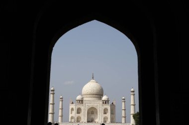 Taj Mahal Dünya 'nın Yedinci Harikaları, Agra, Uttar Pradesh, Hindistan UNESCO Dünya Mirası Alanından