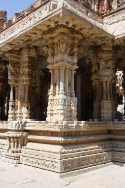 Dolotsava mandapa ya da Vitthal Temple, Hampi, Vijayanagar, UNESCO Dünya Mirası alanı, Deccan Platosu, Taluka Hastanesi, Bellary Bölgesi, Karnataka, Hindistan