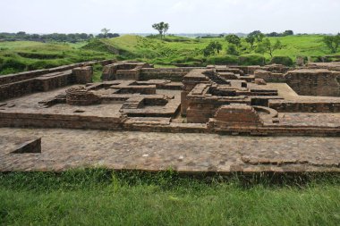 Budist sitesi, Kaushambi Allahabad 'dan 60 km uzakta, Uttar Pradesh, Hindistan.
