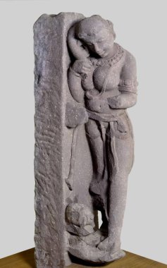 Apsara M.S. 11. yüzyıl Kalchurian dönemi, Jabalpur, Madhya Pradesh, Hindistan 