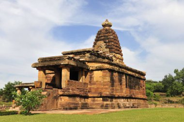 Huchimalligudi Tapınağı Aihole Karnataka Hindistan Asya Ekim 2010