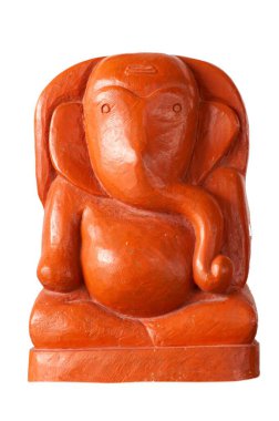 Replica of idol of shree chintamani of theur, Pune, Maharashtra, India 2010  clipart