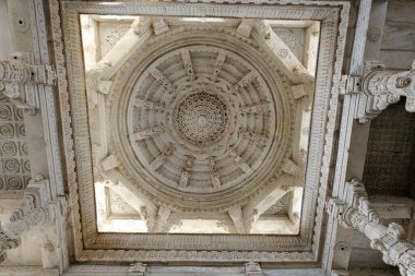 Adinath Jain Tapınağı Ranakpur Rajasthan Hindistan Asya Haziran 2010