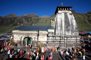 Kedarnath temple Uttarakhand India Asia clipart