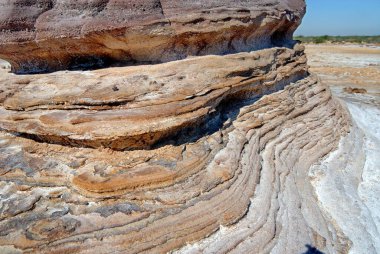 Toprak oluşumu, Virani, Kutch, Gujarat, Hindistan