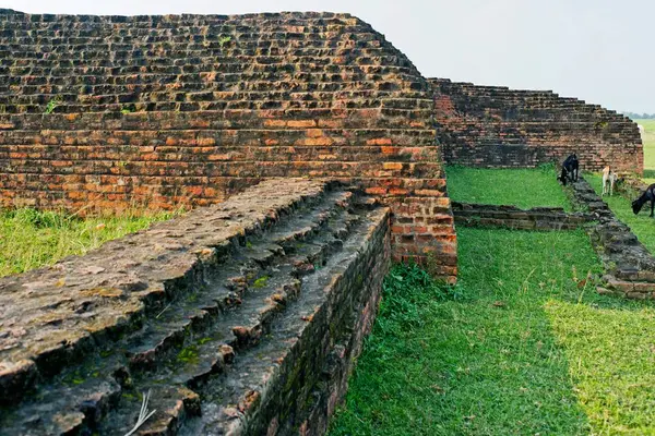 Budist Sitesi, Kapilavastu Piprahawa, Uttar Pradesh, Hindistan.