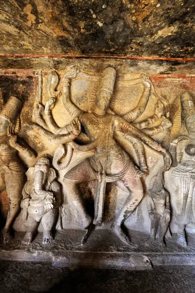 stock image Brahmanical Cave Temple Ravanaphadi Aihole Karnataka India Asia Oct 2010