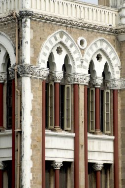 Bombay Mumbai, Maharashtra, Hindistan 'daki eski bina.