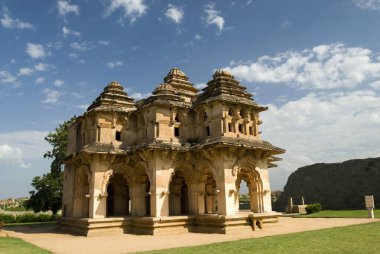 Lotus Mahal Hampi 'de, Karnataka, Hindistan